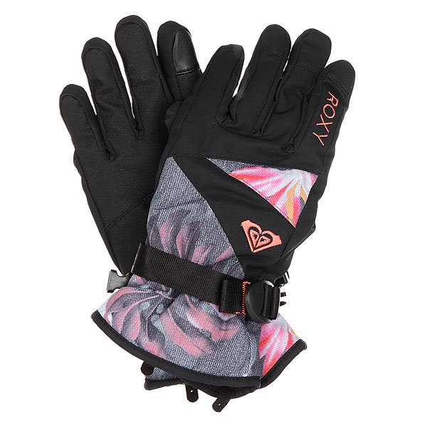 Перчатки сноубордические женские Roxy Jetty Gloves Hawaiian Tropik Para