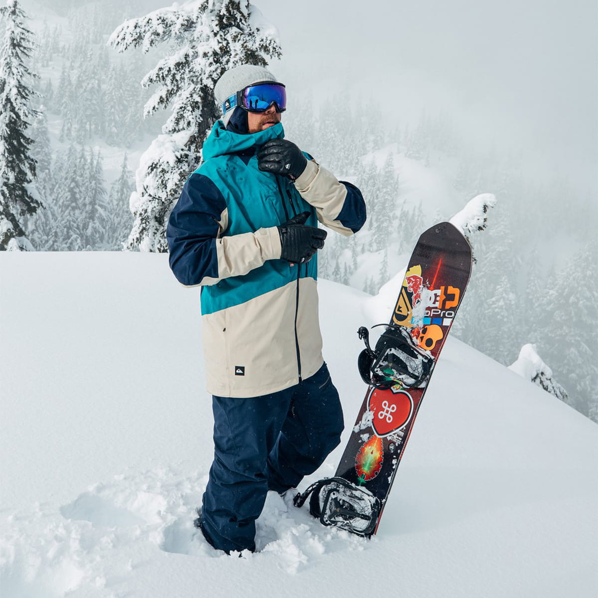 Купить мужскую Сноубордическая Куртка Quiksilver Travis Rice