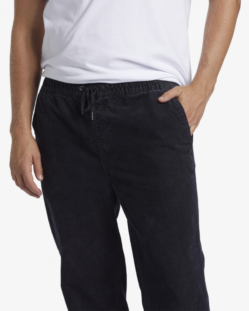 Купить вельветовые брюки с эластичным поясом Larry черный от Billabong ...