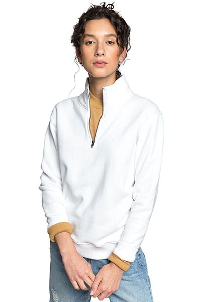 

Женская толстовка на молнии Womens, Белый, EQWFT03012