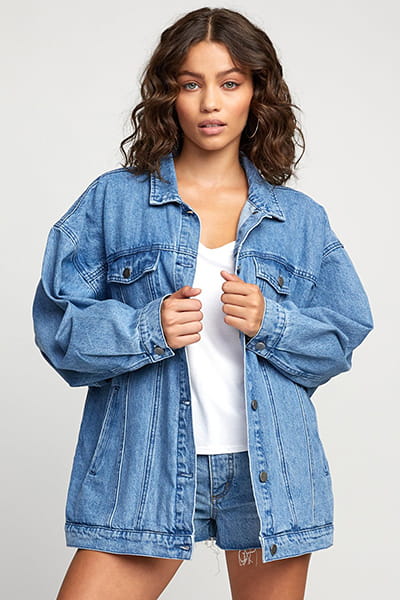 ��������� ������� ������ RVCA Stacey Rozich Lounger Denim