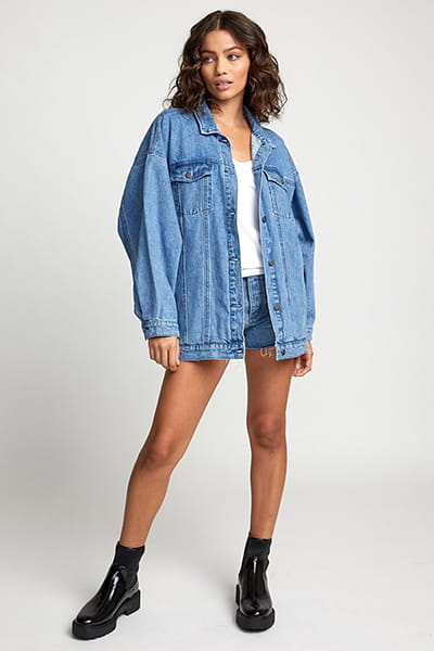 ��������� ������� ������ RVCA Stacey Rozich Lounger Denim