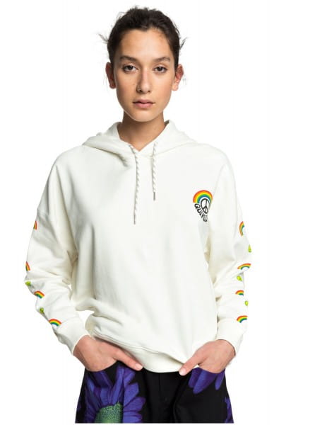 

Женское Худи Quiksilver Womens, Белый, EQWFT03022
