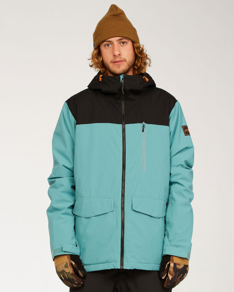 Голубой мужская сноубордическая куртка all day