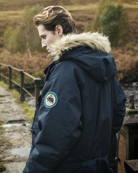 

Мужская Парка Nigel Cabourn Victoria, Синий, U1JKB2-ELF0
