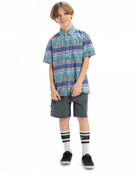 GLOBAL HEAT SS YOUTH NAVY BLUE