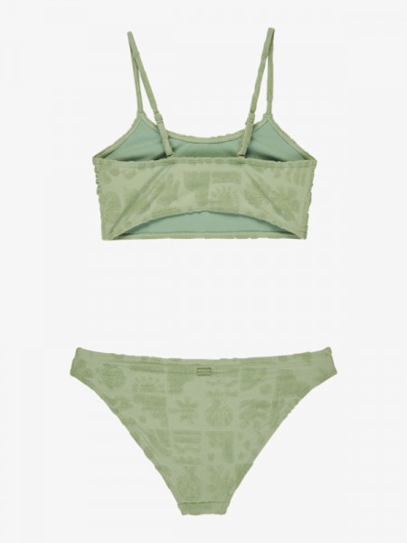 ������-������� beach check crop top set