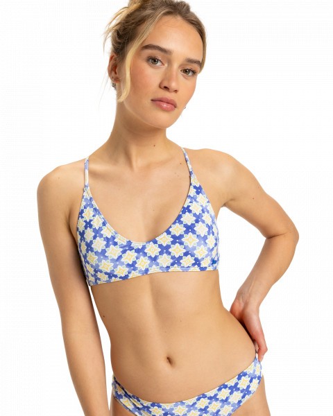 ARTSY TILE STRAPPY BRA