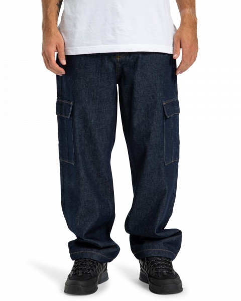 WORKER BAGGY DENIM CARGO