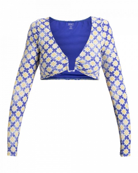 ARTSY TILE CROP TOP LYCRA