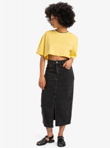 ���� LONG DENIM SKIRT