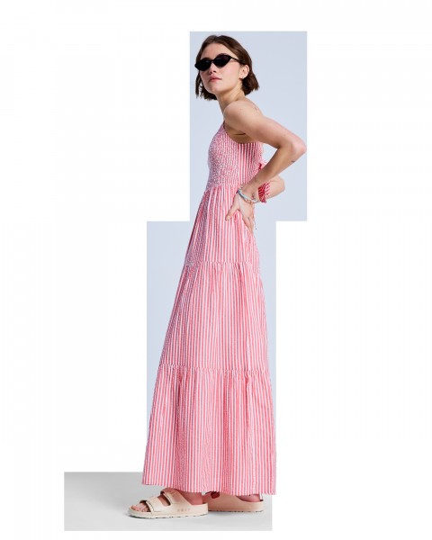 TROPICAL GLOW MAXI STRIPE