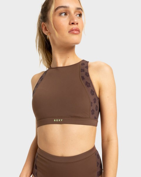 ������-������� roxy pro wave crop top